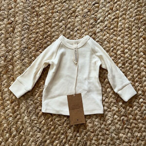 NWT childhood ivory ribbed top